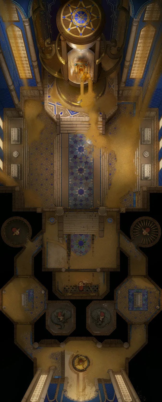 Tomb of Sand Interior Map