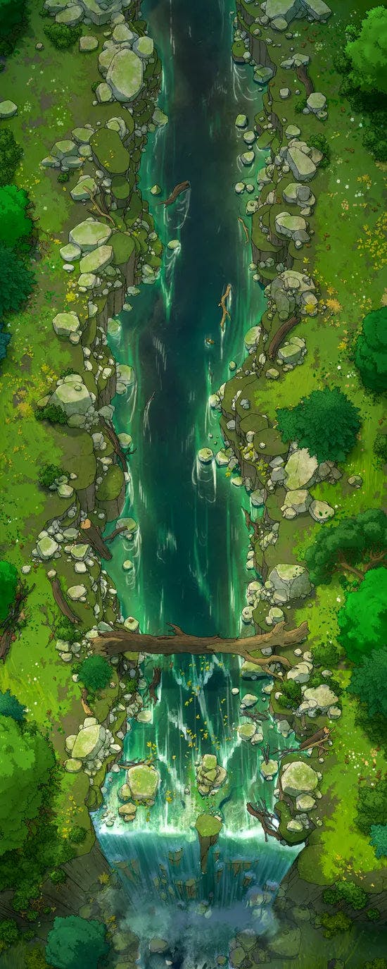 Impending Waterfall Map
