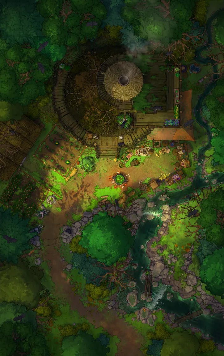 Hidden Witch's Hut map, Original Day variant